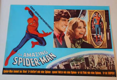 Spiderman der Spinnenmensch originales deutsches Fotobust-Set